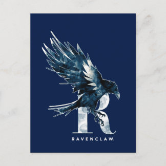 Harry Potter | RAVENCLAW™ korpsvart vattenfärg Vykort