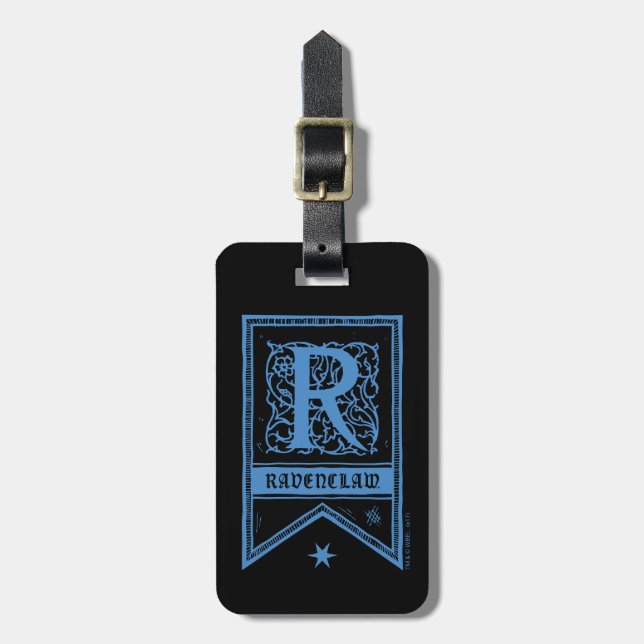 Harry Potter | Ravenclaw Monogrambaner Bagagebricka (Vertikal Framsida)