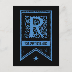 Harry Potter   Ravenclaw Monogrambaner Vykort