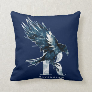 Harry Potter RAVENCLAW™ Raven Akvarell Kudde