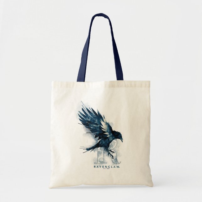 Harry Potter | RAVENCLAW™ Raven Watercolor Tygkasse (Framsidan)
