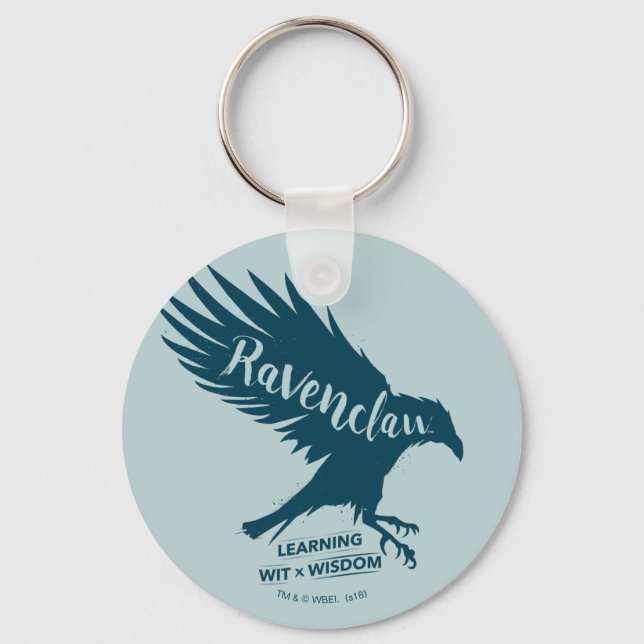 Harry Potter | RAVENCLAW™ Silhouette Typografi Nyckelring (Framsida)