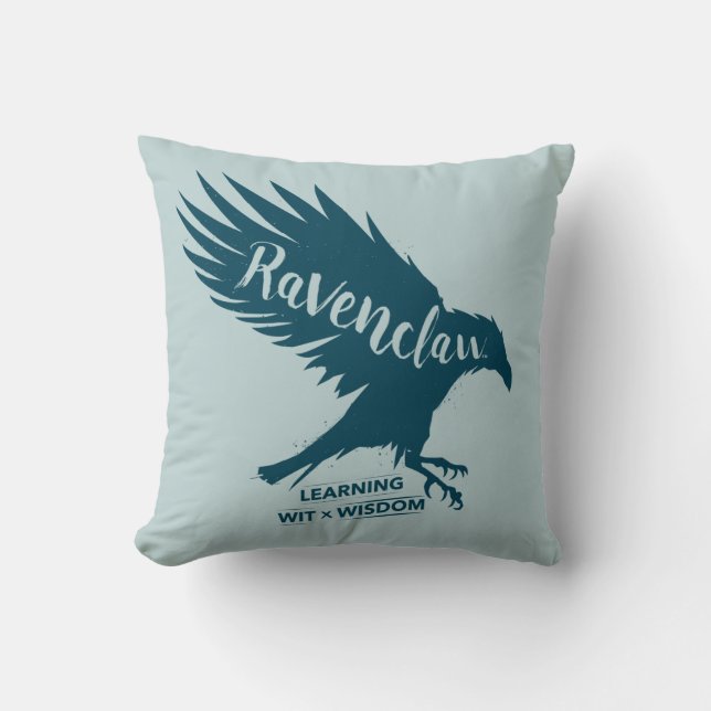 Harry Potter | RAVENCLAW™ Silhouettetypografi Kudde (Framsida)
