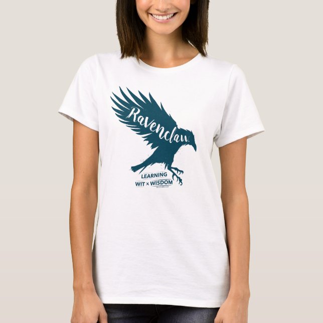 Harry Potter | RAVENCLAW™ Silhouettetypografi Tee Shirt (Framsida)