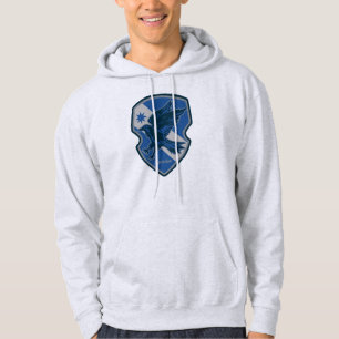 Harry Potter Ravenclaws hus stolthetstecken Tröja Med Luva