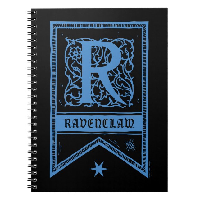 Harry Potter | Ravenclaws monogrambanner Anteckningsbok (Framsidan)