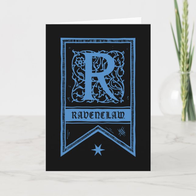 Harry Potter | Ravenclaws monogrambanner Anteckningskort (Framsida)