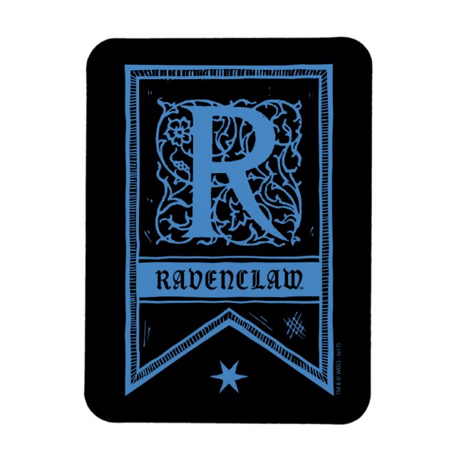 Harry Potter | Ravenclaws monogrambanner Magnet (Vertikal)