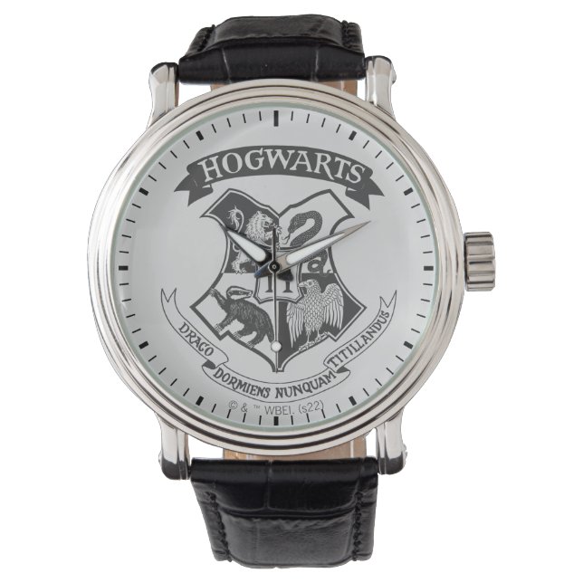 Harry Potter | Retro Hogwarts Crest Armbandsur (Framsida)