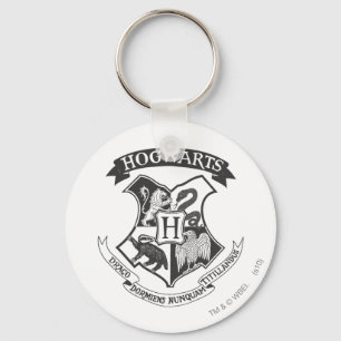 Harry Potter   Retro Hogwarts Crest Nyckelring