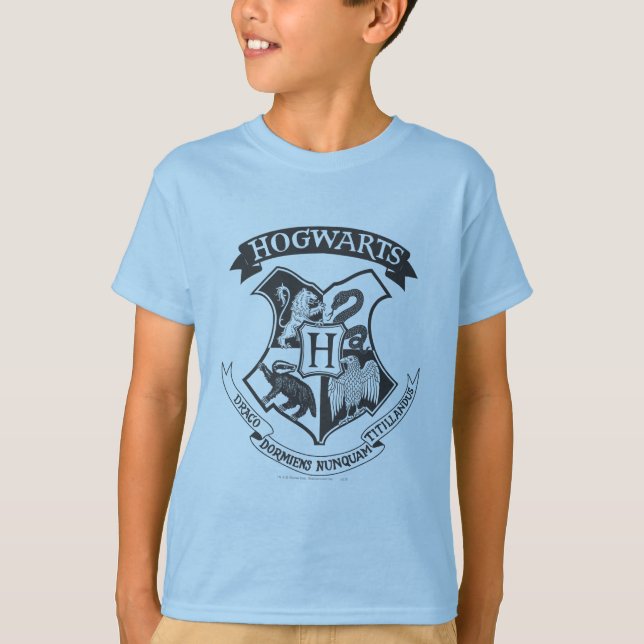 Harry Potter | Retro Hogwarts Crest T-shirt (Framsida)