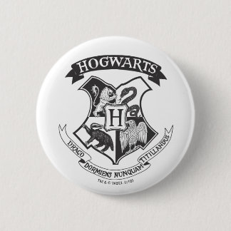 Harry Potter | Retro Hogwarts-vapen Knapp