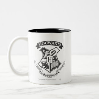 Harry Potter | Retro Hogwarts-vapen Två-Tonad Mugg
