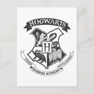 Harry Potter | Retro Hogwarts-vapen Vykort