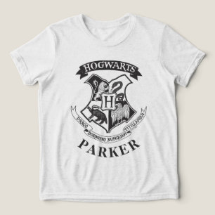 Harry Potter   Retro Hogwarts vapensköld T Shirt