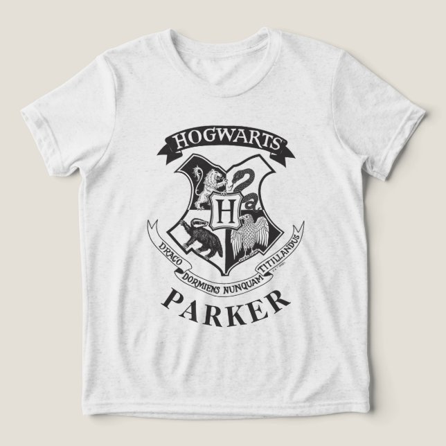 Harry Potter | Retro Hogwarts vapensköld T Shirt (Design Framsida)