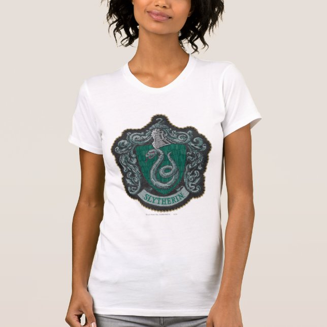 Harry Potter | Retro mäktig Slytherin-vapen Tröja (Framsida)