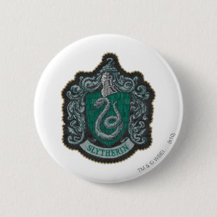 Harry Potter Retro Mighty Slytherin Vapensköld Knapp