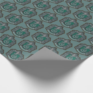 Harry Potter | Retro Mighty Slytherin Vapensköld Presentpapper