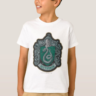 Harry Potter | Retro väldig Slytherin vapensköld Tee Shirt