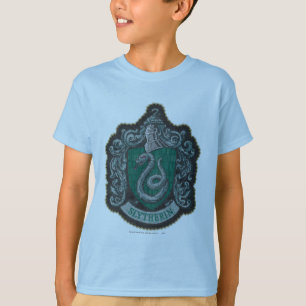 Harry Potter   Retro väldig Slytherin vapensköld Tee Shirt