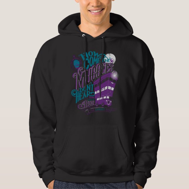 Harry Potter | Riddarbussens typografi grafik Sweatshirt (Framsida)