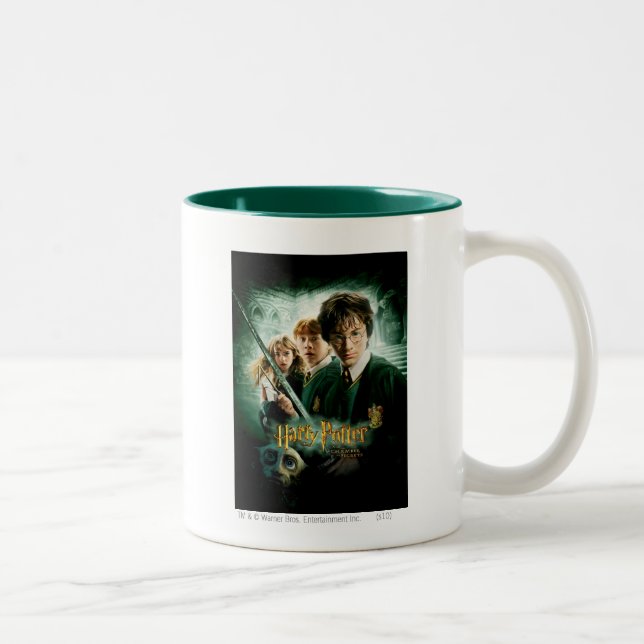 Harry Potter Ron Hermione Dobby Group Shot Två-Tonad Mugg (Höger)