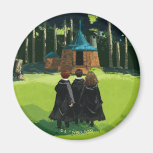 HARRY POTTER™, Ron, & Hermione vid Hagrids stuga Magnet
