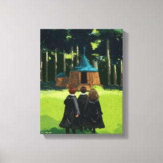 HARRY POTTER™, Ron och Hermione på Hagrids tarmhål Canvastryck