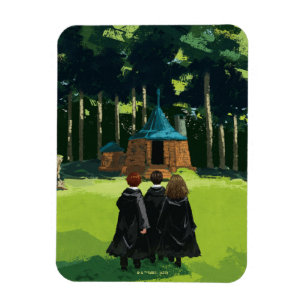 HARRY POTTER™, Ron och Hermione på Hagrids tarmhål Magnet