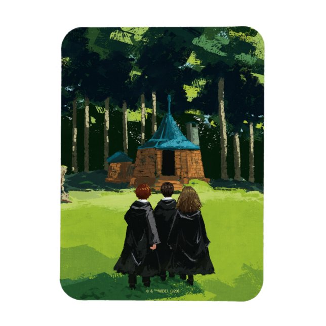 HARRY POTTER™, Ron och Hermione på Hagrids tarmhål Magnet (Vertikal)