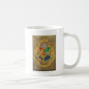 Harry Potter Rustic Hogwarts Crest Kaffemugg
