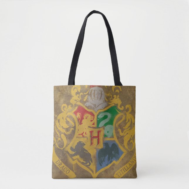 Harry Potter | Rustic Hogwarts Crest Tygkasse (Framsida)