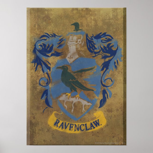 Harry Potter | Rustic Ravenclaw Painting Poster (Framsidan)