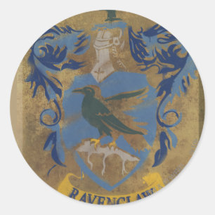 Harry Potter   Rustic Ravenclaw Painting Runt Klistermärke