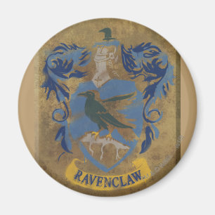 Harry Potter Rustik målning av Ravenclaw Magnet