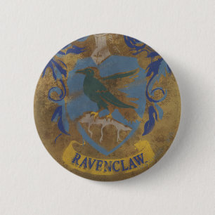 Harry Potter Rustik Ravenclaw-målning Knapp