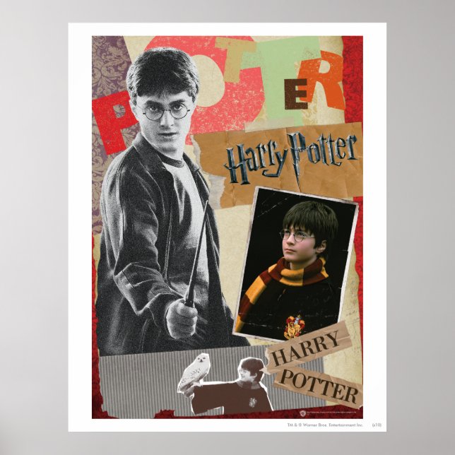 Harry Potter Sen och nu Poster (Framsidan)
