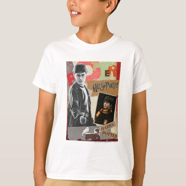 Harry Potter Sen och nu T-shirt (Framsida)