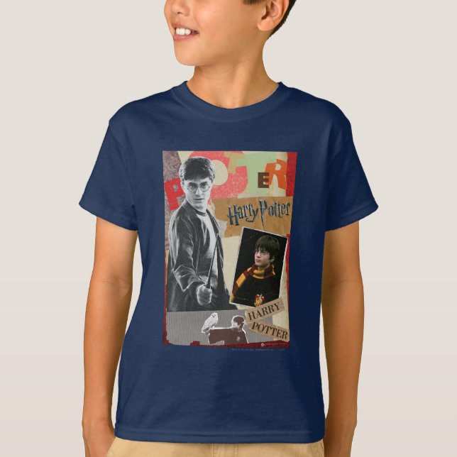 Harry Potter Sen och nu T-shirt (Framsida)