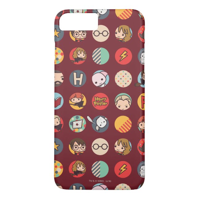 Harry Potter-seriens teckenmönster Case-Mate iPhone Skal (Baksida)