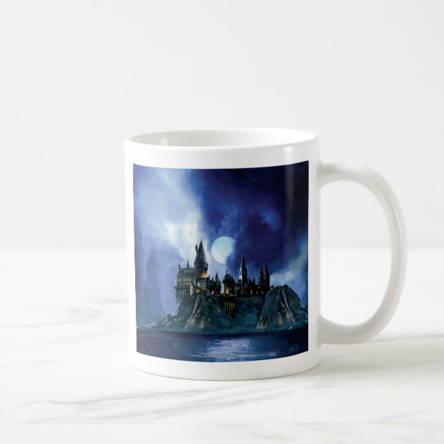 Harry Potter slott | Hogwarts på natten Kaffemugg (Höger)