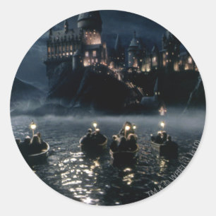 Harry Potter slottet Ankomst till Hogwarts Runt Klistermärke
