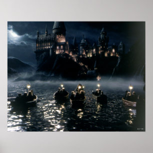 Harry Potter slottet   Ankomsten till Hogwarts Poster
