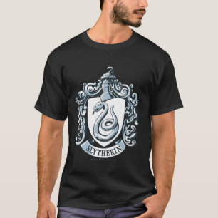 Harry Potter Slyterin Vapensköld - isblått T Shirt