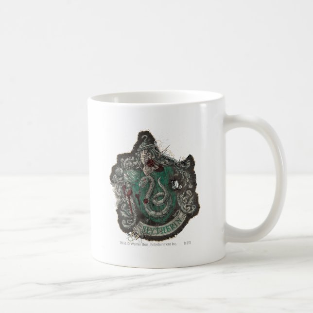 Harry Potter | SlyterinVapensköld - Vintage Kaffemugg (Höger)