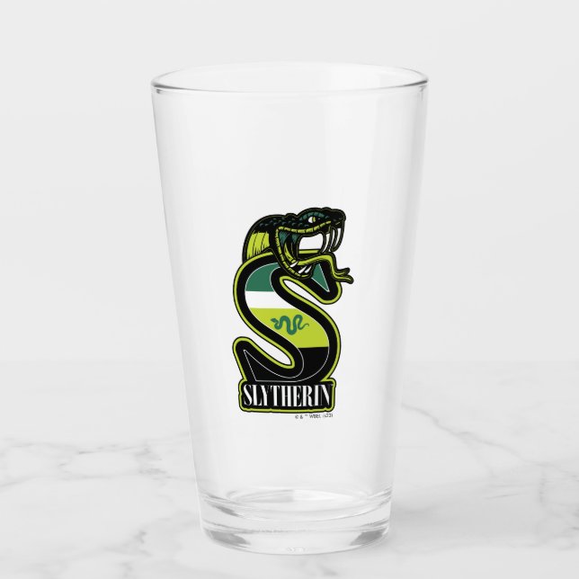 HARRY POTTER™ | SLYTHERIN™ Athletic Badge Glaskopp (Framsida)