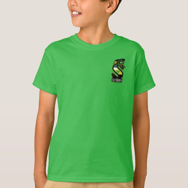 HARRY POTTER™ | SLYTHERIN™ Athletic Badge T Shirt (Framsida)