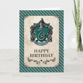 Harry Potter | Slytherin Grattis på födelsedagen Kort