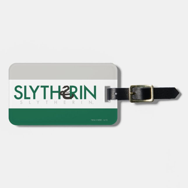 Harry Potter | Slytherin House Pride Logotyp Bagagebricka (Horisontell Framsida)